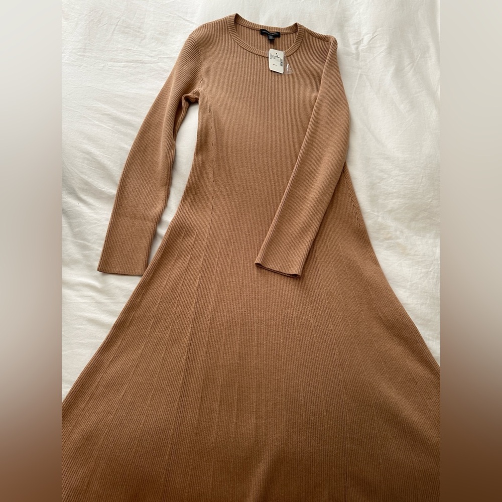 Saks fifth ave Brown midi dress